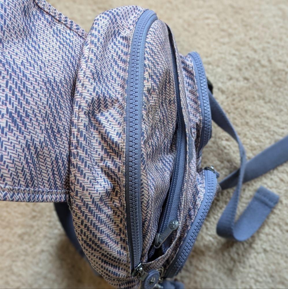 Kipling Live.Light Lovebug Backpack Blue And Pink - image 7